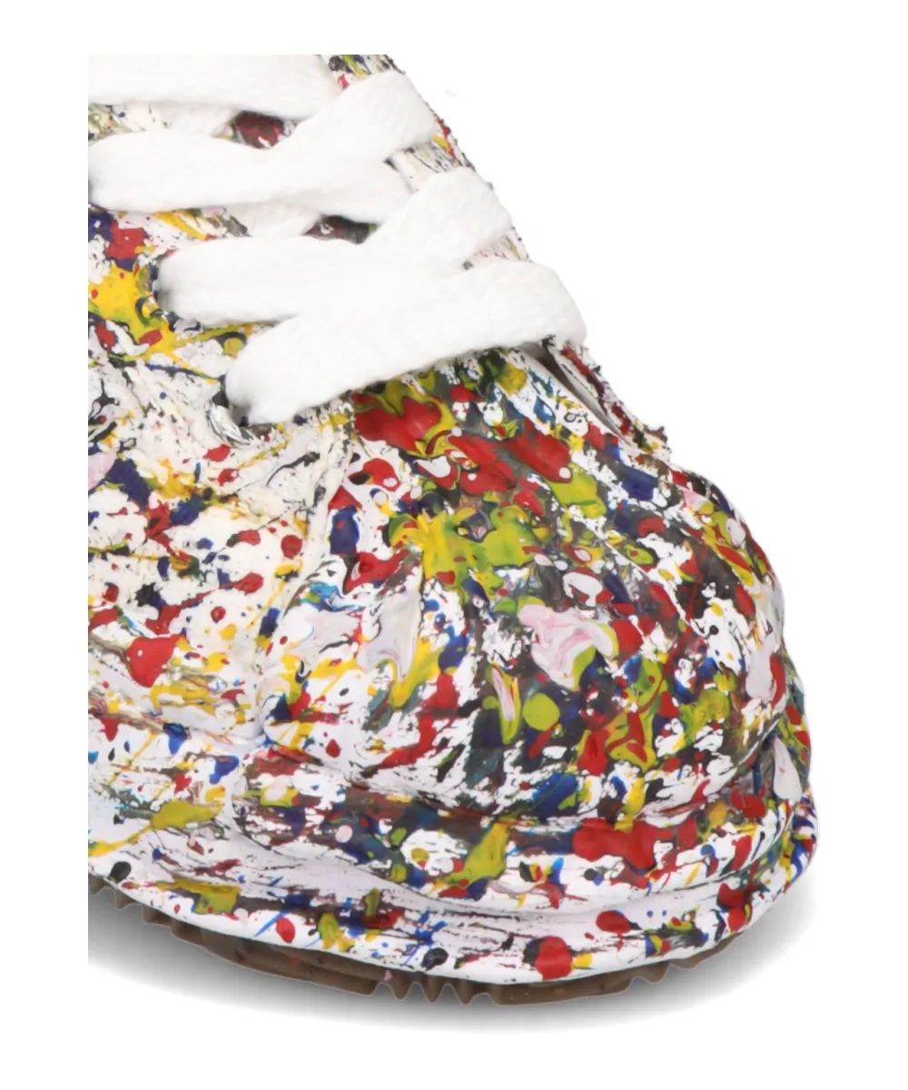 BLAKEY/ORIGINAL SOLE SPUTTERING CANVAS LOW-TOP SNEAKER